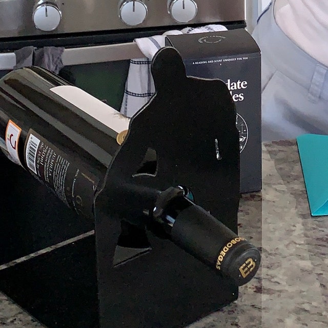 Barry Wood Adult Wine Bottle Holder Etsy