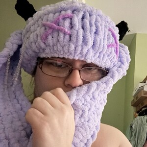 FR2 月桃　Rabbit Ears Beanie Fleece Bunny Hat by Pawstar