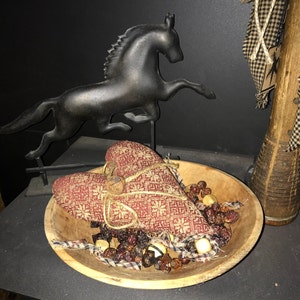 Tazón de madera antigua primitivo granja patina | Etsy