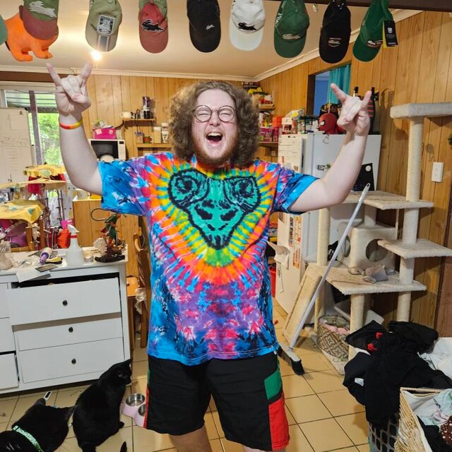 tenacious d tie dye shirt