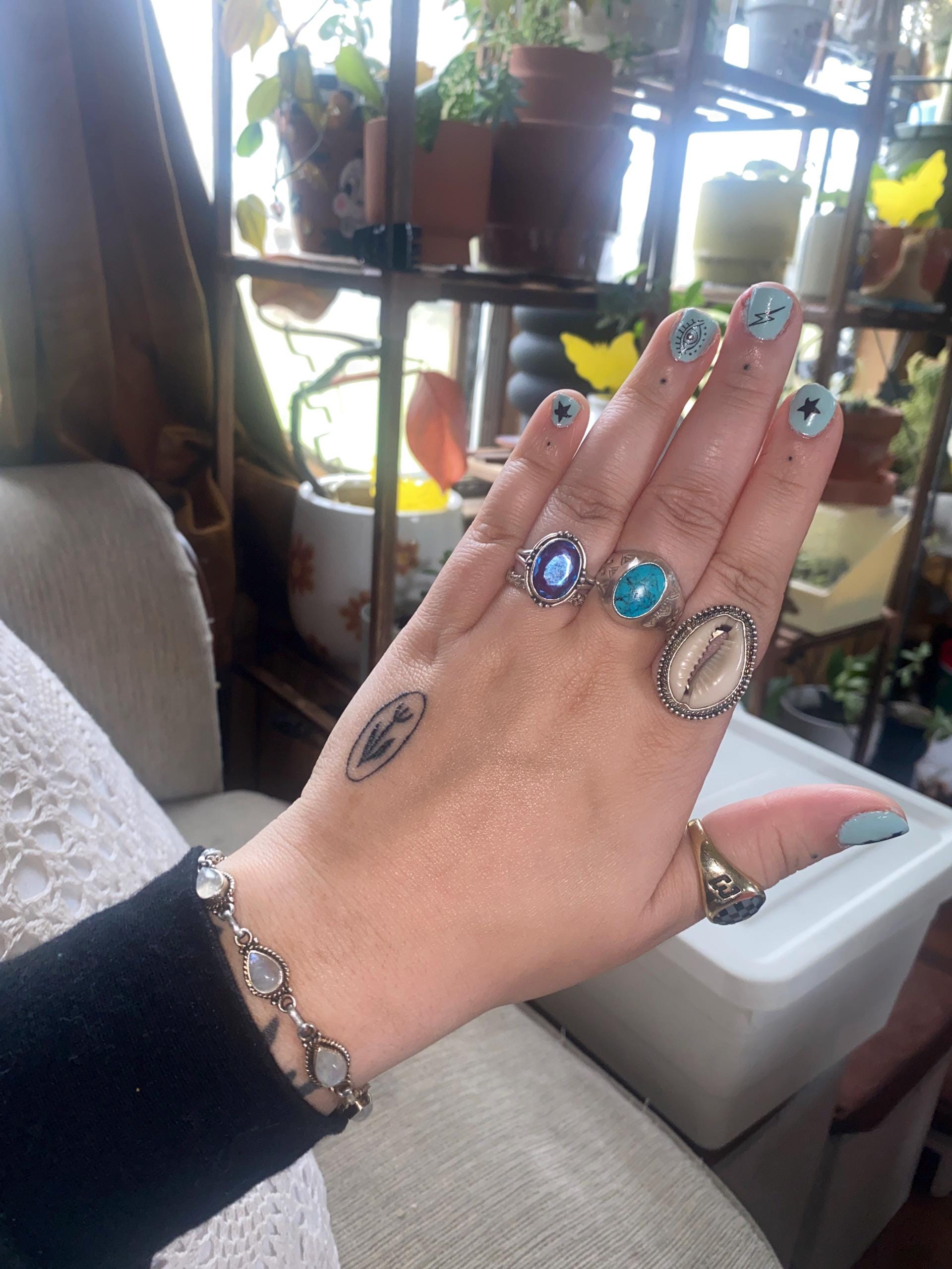 Natural Money Cowrie Sea shell ring, handmade ring, gift ring, Natural Sea shell ring, boho ring, women&#39;s ring, statement ring