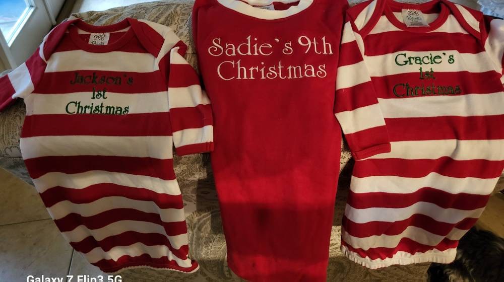 Family Christmas Pajamas, Matching Christmas Pajamas, Personalized Christmas Pajamas,  Family Christmas PJs,