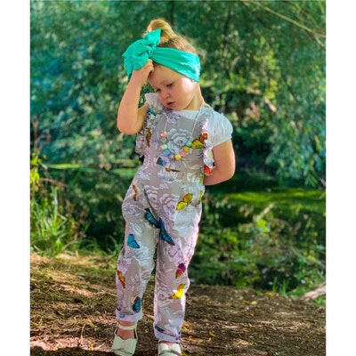 R41 / Sewing Pattern / PDF Sewing Pattern /strap Pants With Ruffle/baby ...
