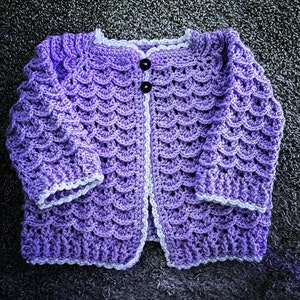 Digital PDF Crochet Pattern: Crochet Cardigan Sweater, Jacket or Coat ...