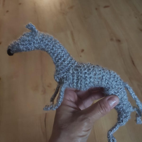 Lurcher Knitting Pattern - Etsy