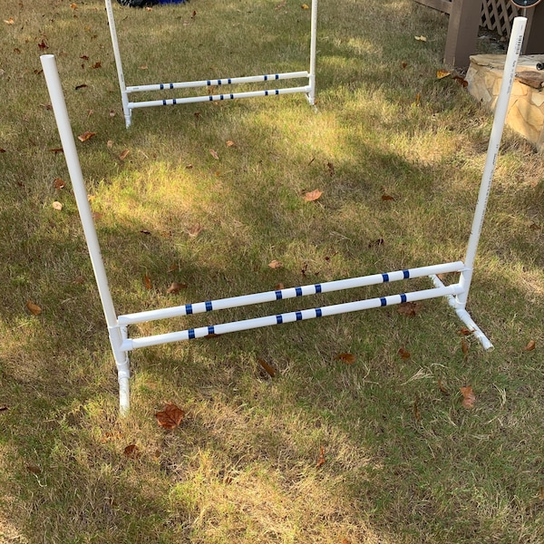 Ama-zing Dog Agility Training Weave Poles Straight, Slanted, Channeled ...