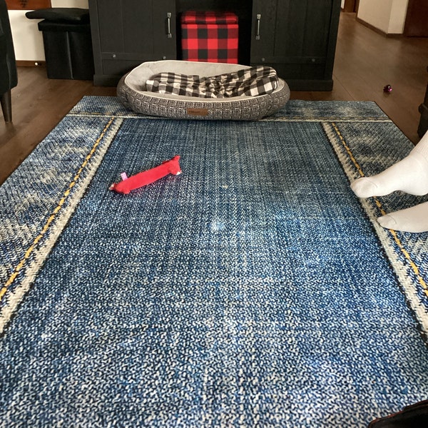 Floor Paint Rug, Warning Sign Rug, Yellow Rug, Style Rug, Digital Rug ...