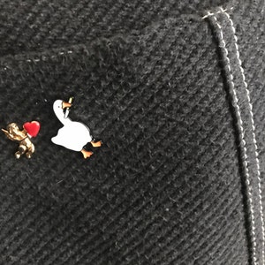 Untitled Goose Funny Enamel Pin - Etsy