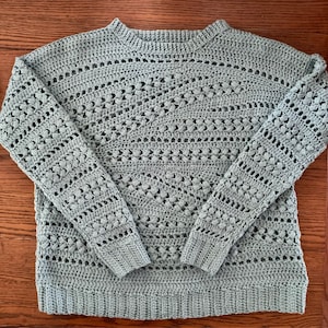 Crochet Sweater Pattern PDF Sensum Sweater Cabled Sweater Pattern in ...