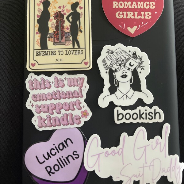 Emily henry sticker beach read book lovers pwmov happy place funny