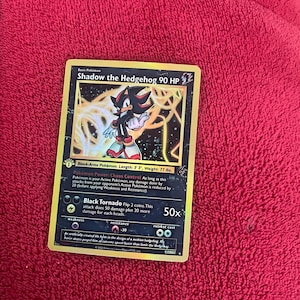 shadow the hedgehog pokemon card Shadow The Hedgehog Pokemon Card by R0GU3TR00P3R on DeviantArt