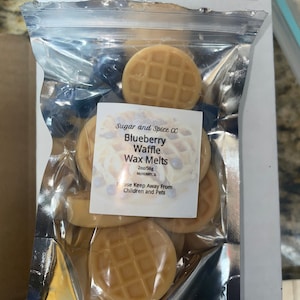 Blueberry and Waffle Wax Melts / Food Like Wax Melts