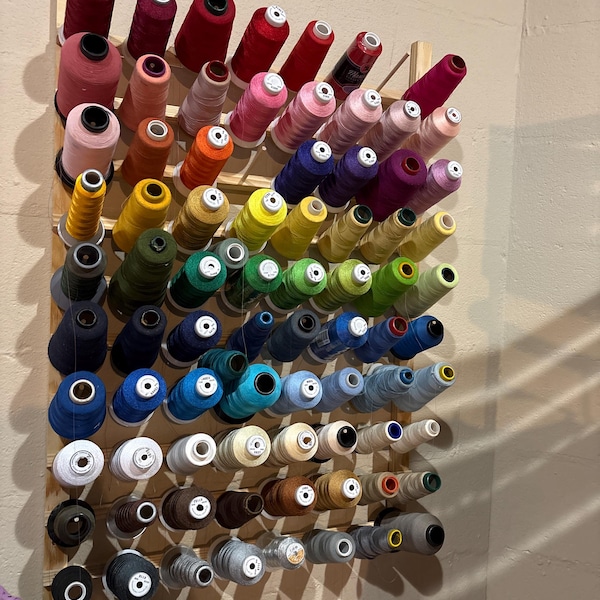 80 Spool Thread Rack-3 Inch Spools -extra Large Spools - Etsy