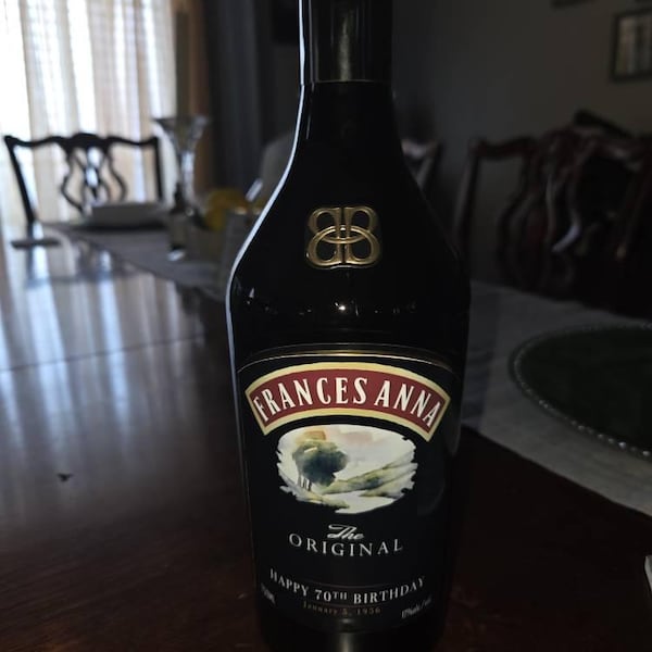 Personalized Bailey’s Labels, Custom Bailey's Liquor Label, Bailey Gift ...