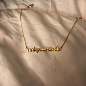 Custom Name Necklace With Two Names 