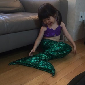 Swimmable Ariel Green Scale Mermaid 