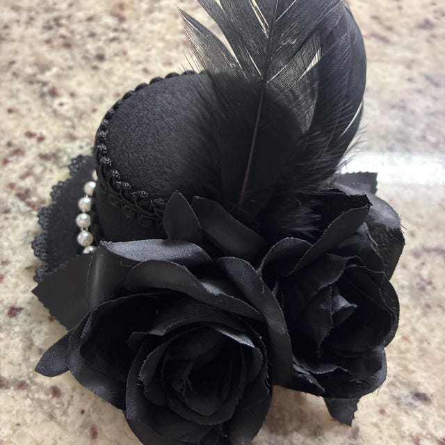 MADE TO ORDER - Skeleton Elegance - Handmade Black Rose Gothic