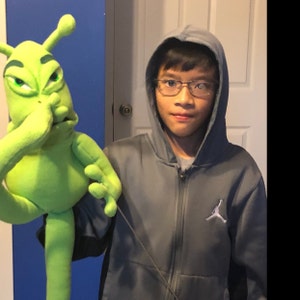 Alien puppet from Supermarologan youtube sml movie. | Etsy