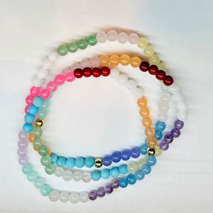 Perline Di Giada Bianca Sfaccettata - Perline Rotonde Di - Foto 7