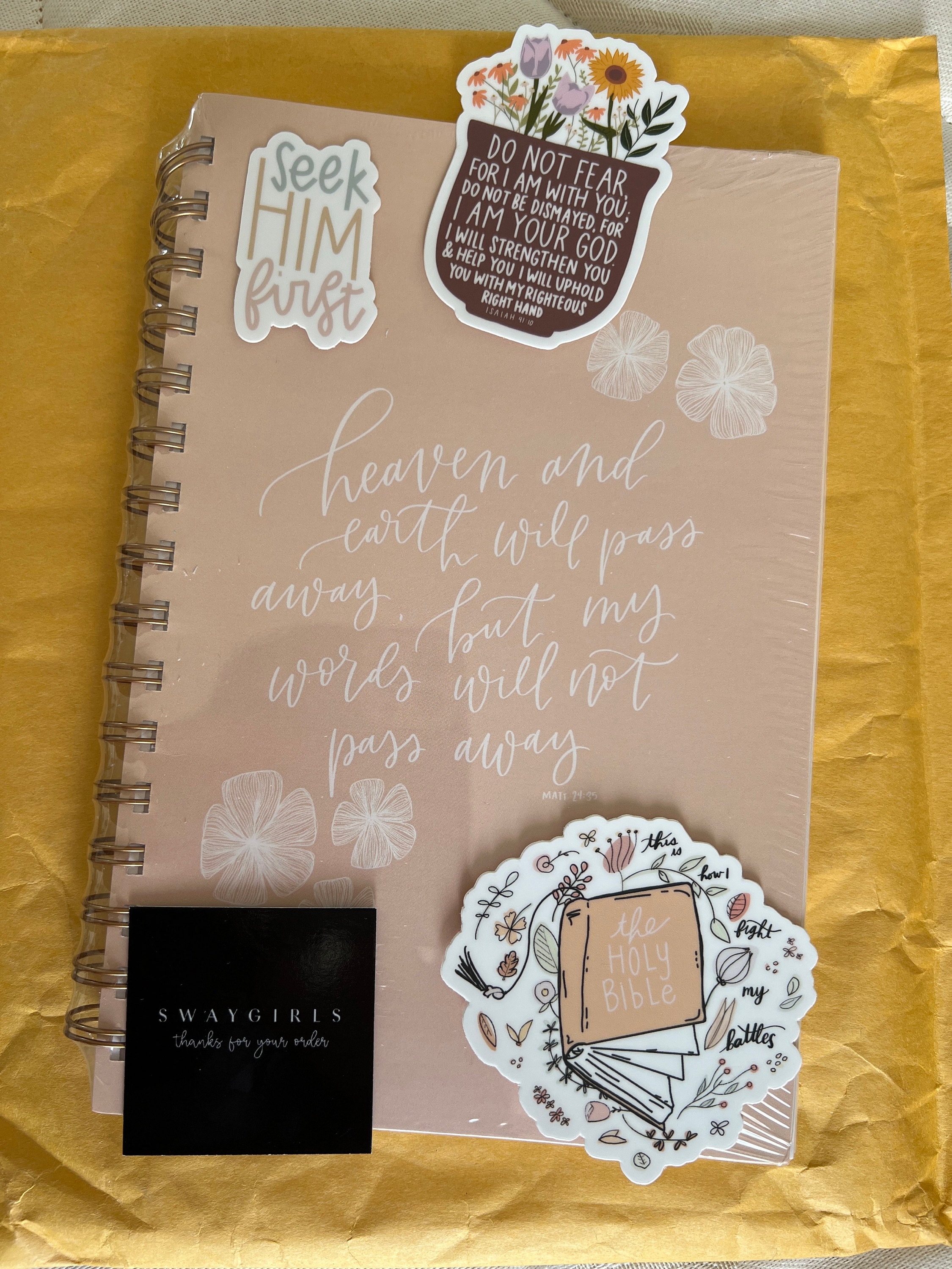 Bible study notepad | Bible study worksheet | Scripture notebook | Christian journal