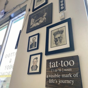 Tattoo Shop Sign Home Definition Sign Tattoo Design - Etsy Tattoo Shop Sign Home Definition Sign Tattoo Design - Etsy