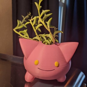 HOPPIP ~ POKEMON ~ Flower Succulent Pot Planter Figure 3D Printed USA 