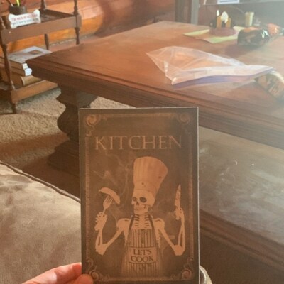 Gothic Kitchen Signskitchen Door Signgothic Decorgothic - Etsy