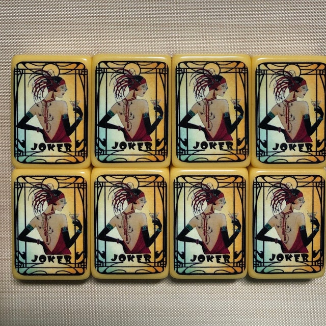 Joker Stickers for Mah Jongg Tiles by mahjonggbyopie on Etsy