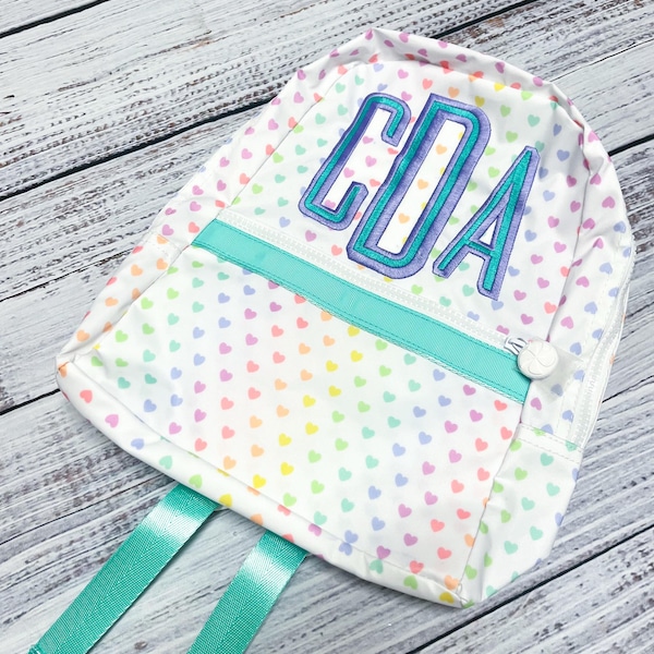 Two-color Block Monogram Embroidery Font (4-6 Inch) - Instant Download ...