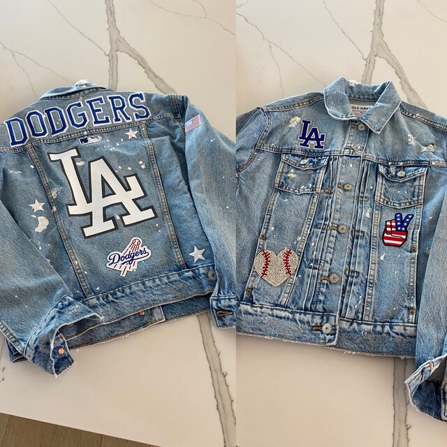 Dodgers jean jacket best sale