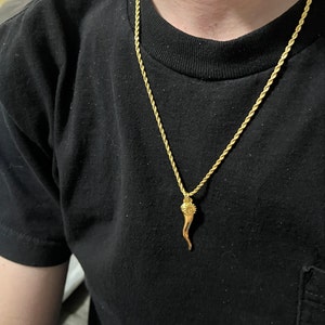 Italian Horn Necklace, Italian Cornicello, Italian Amulet