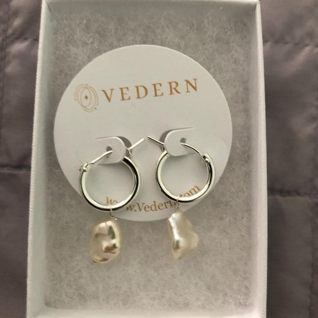 SILVER925 PEARL HOOP EARRINGS /シルバー/ピアス Tiffany HardWear Pearl Hoop Earrings in Sterling Silver