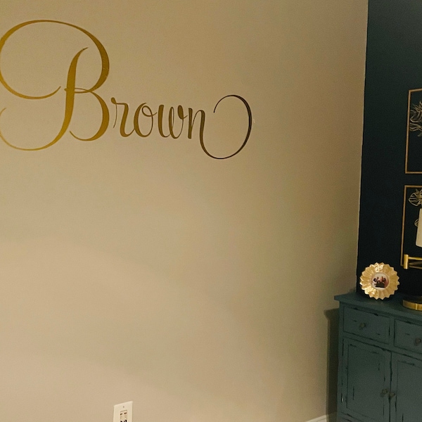 Girls Name Personalized Name Wall Decal Girl Monogram Initial Fancy ...