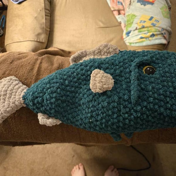Moveable Pattern Bass PATTERN: Plush Barry the Bass Pattern - Instructions for Making a Bass ...