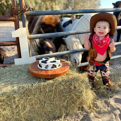 6 PIECES. My First Rodeo Cowboy Birthday Outfit Party Set Baby Boy ...
