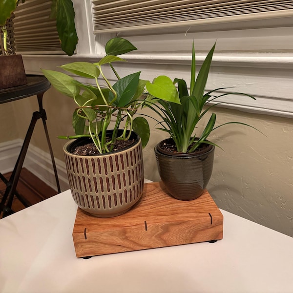 Handcrafted Wood Riser - Wood Plant Stand - MADE TO ORDER - Etsy