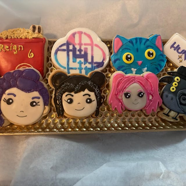 Huntrix K-pop Cookie Stencil Set | Birthday | Movie Theme