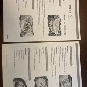 4-Week Low Calorie Meal Plan with Pictures, Shed Pounds with Delicious and Nutritious Recipes, Weight Loss Guide, Digital Recipe Cookbook