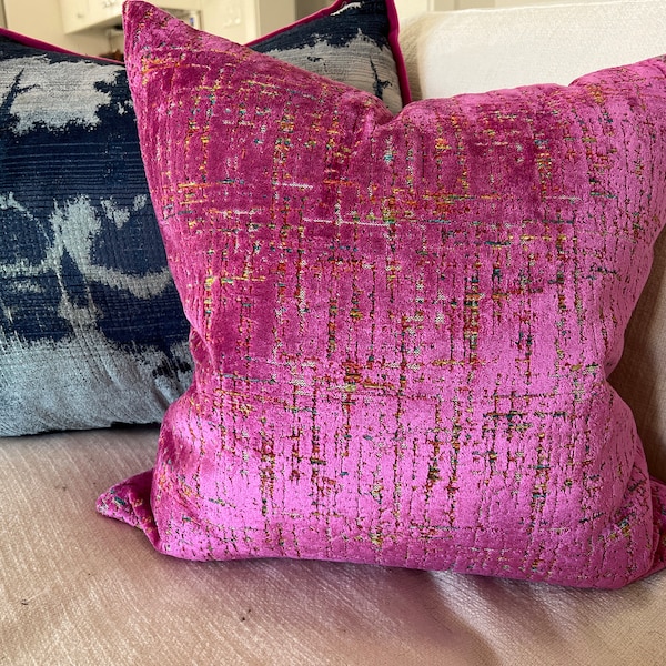 Fuchsia Pink Pillow Cover - Etsy