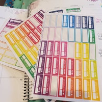 Planner Stickers Erin Condren Life Planner eclp 40 Bill Due Budget ...