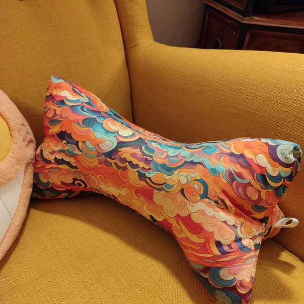 Coussin De Lecture Et Jeu Gonflable RANJIMA - Support Ergonomique Pour Bras Et Poignets