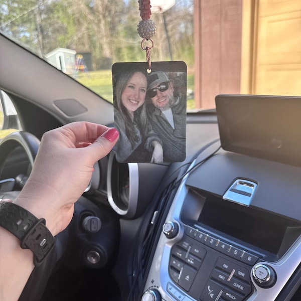 Personalized Photo Anime Acrylic Car Hanging Ornament Valentine's Day Gift