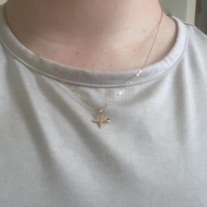 Customer photo, Scissors Necklace