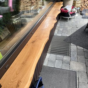 Banc De Fenêtre En Bouleau Massif – Rebord En Bois Naturel, 100 Cm, Neuf