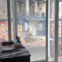 3D Ripple Glass Window Film - Semi-transparent Frosted Privacy Sticker ...