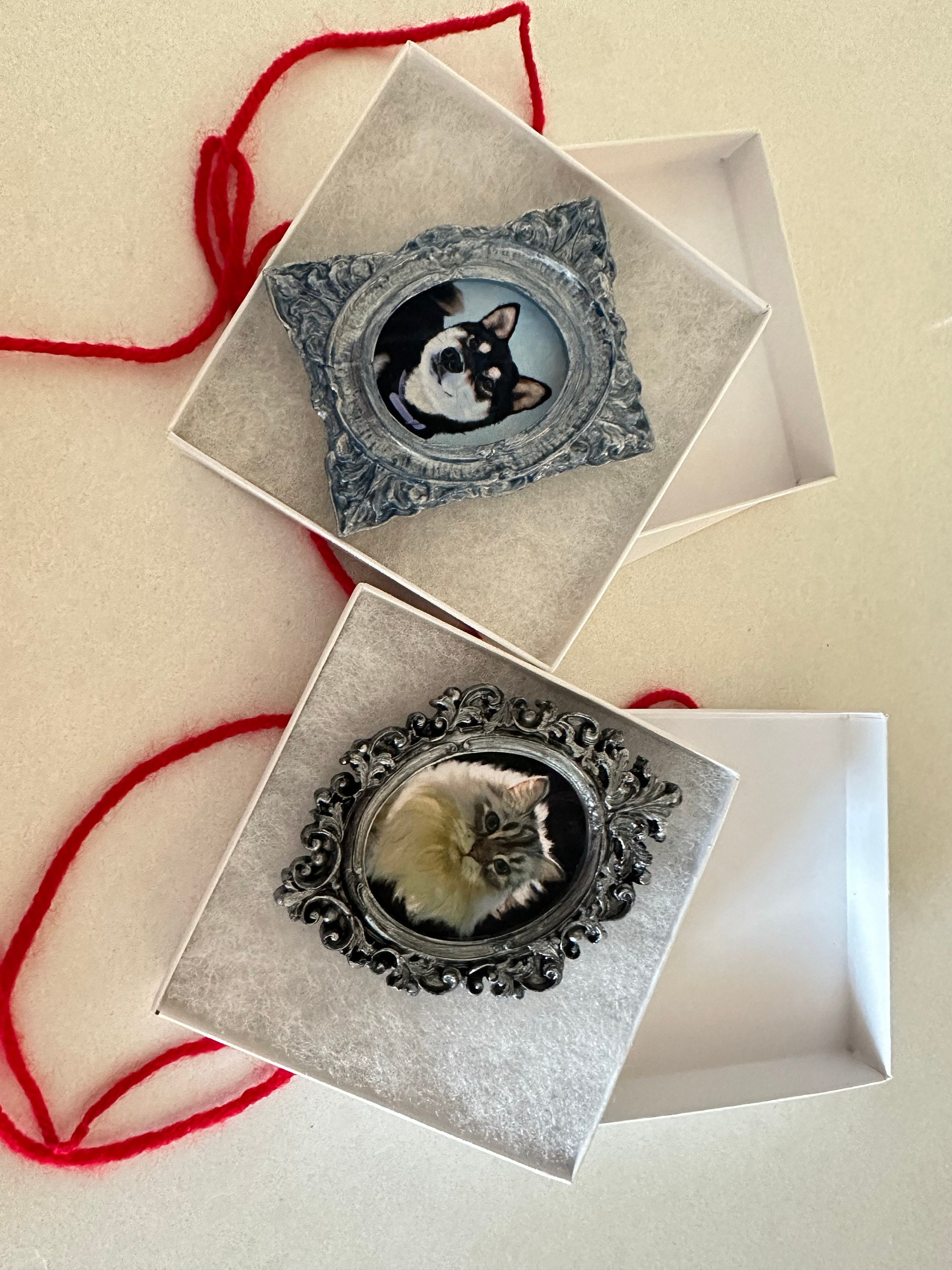 Custom Pet Portrait Magnets, Vintage Oil Painting Style, Best Gift for Pet Owner and Lover