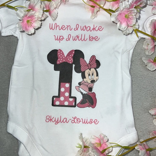 Printable PNG | Minnie Mouse 1st Birthday | Digital Download | Instant ...