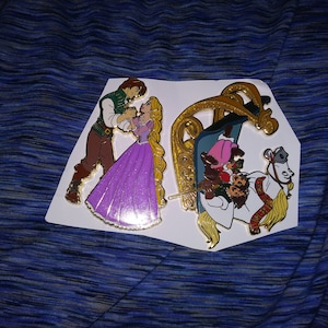 Rapunzel and Flynn Hard Enamel Pin on Pin Fantasy Pin -  Portugal