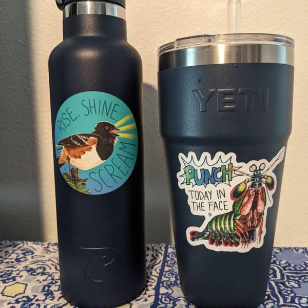 Roly Poly Vinyl Sticker - Etsy