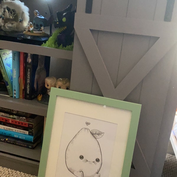 Fat Little Bunny Sketch Drawing Illustration 8 5 X 11 Animal Art